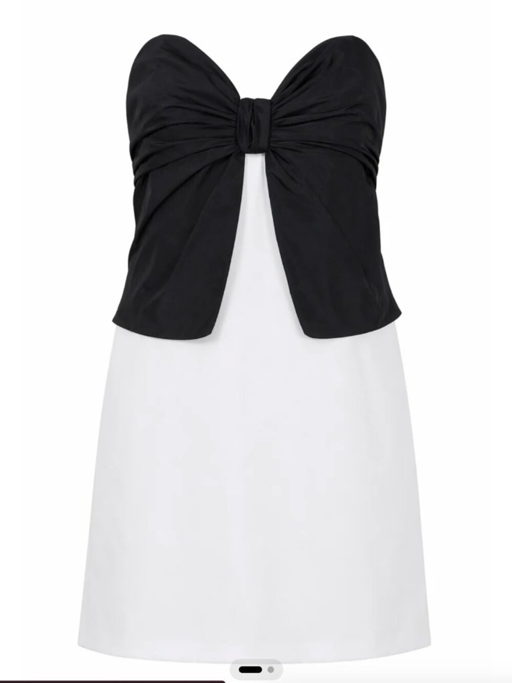 RED VALENTINO Cady Strapless Mini Dress with size 40